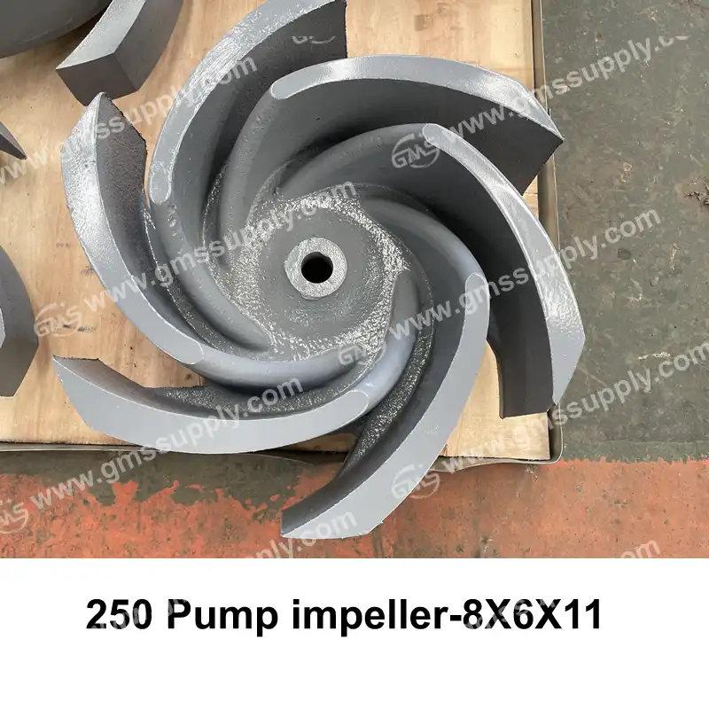 6x8x11 Centrifugal pump impeller / 9763-01-30A P25D681H for Mission 250 Series Pumps